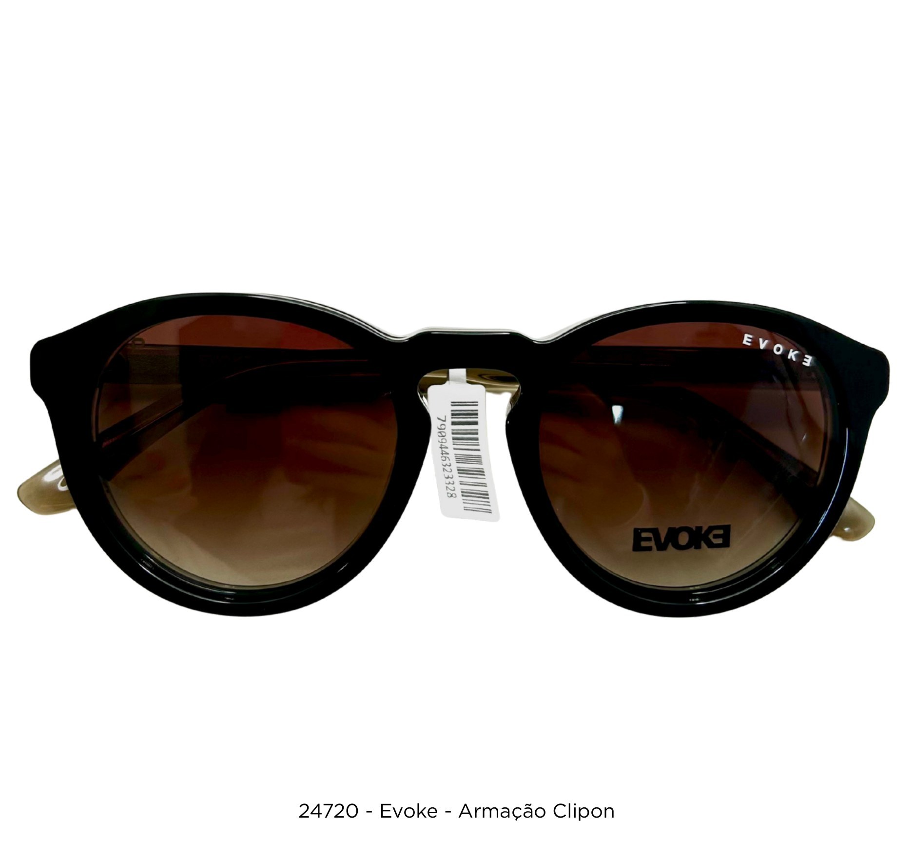 Evoke 24720 — frente da armação Masculino