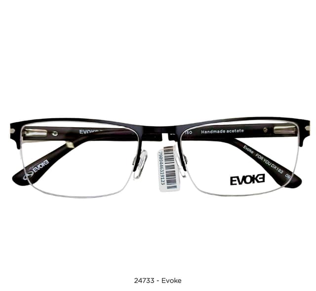 Evoke 24733 — frente da armação Masculino