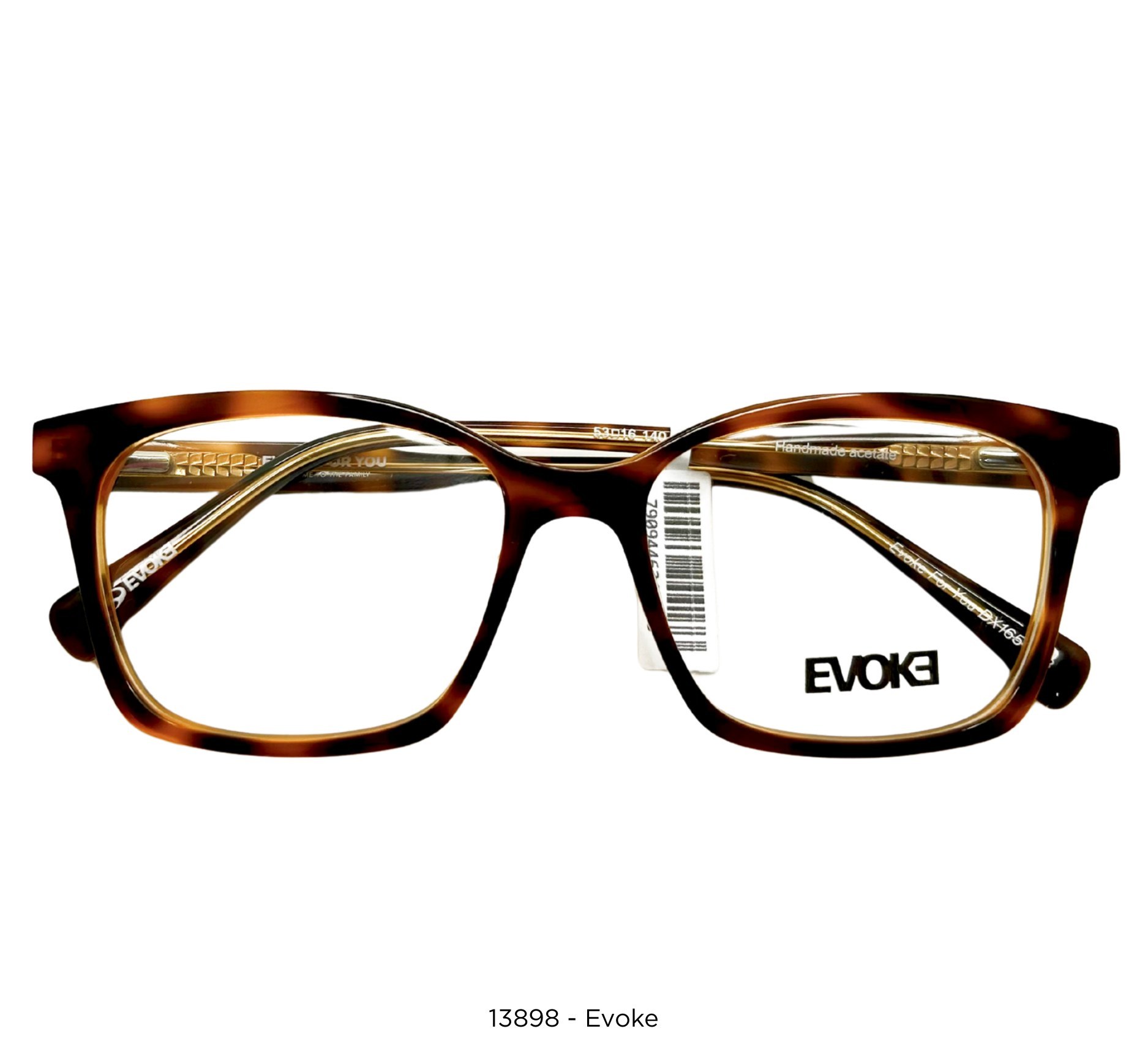 Evoke 13898 — frente da armação Masculino